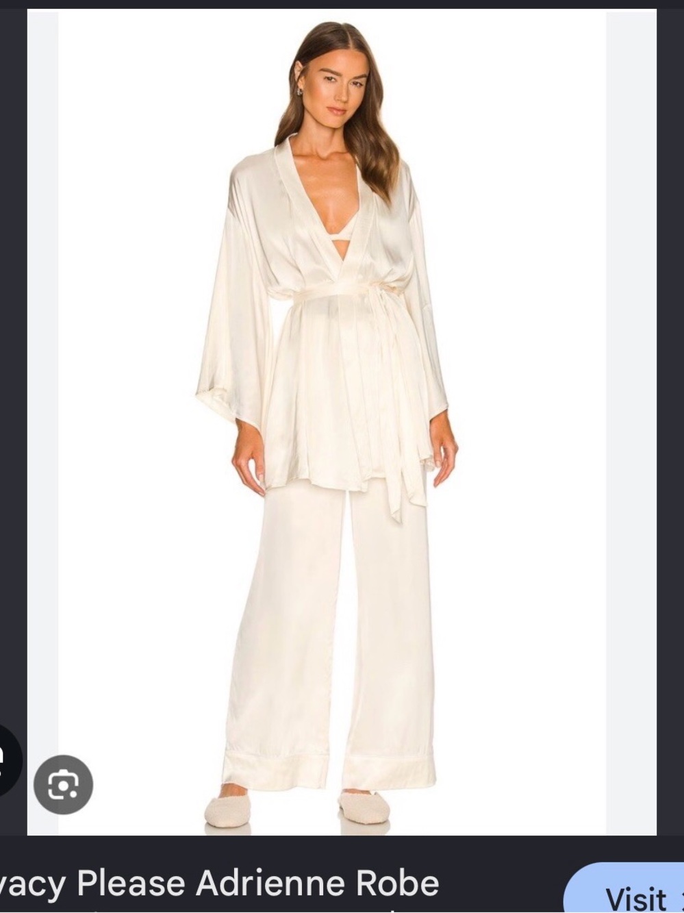 Privacy Please Ivory Pajama Set